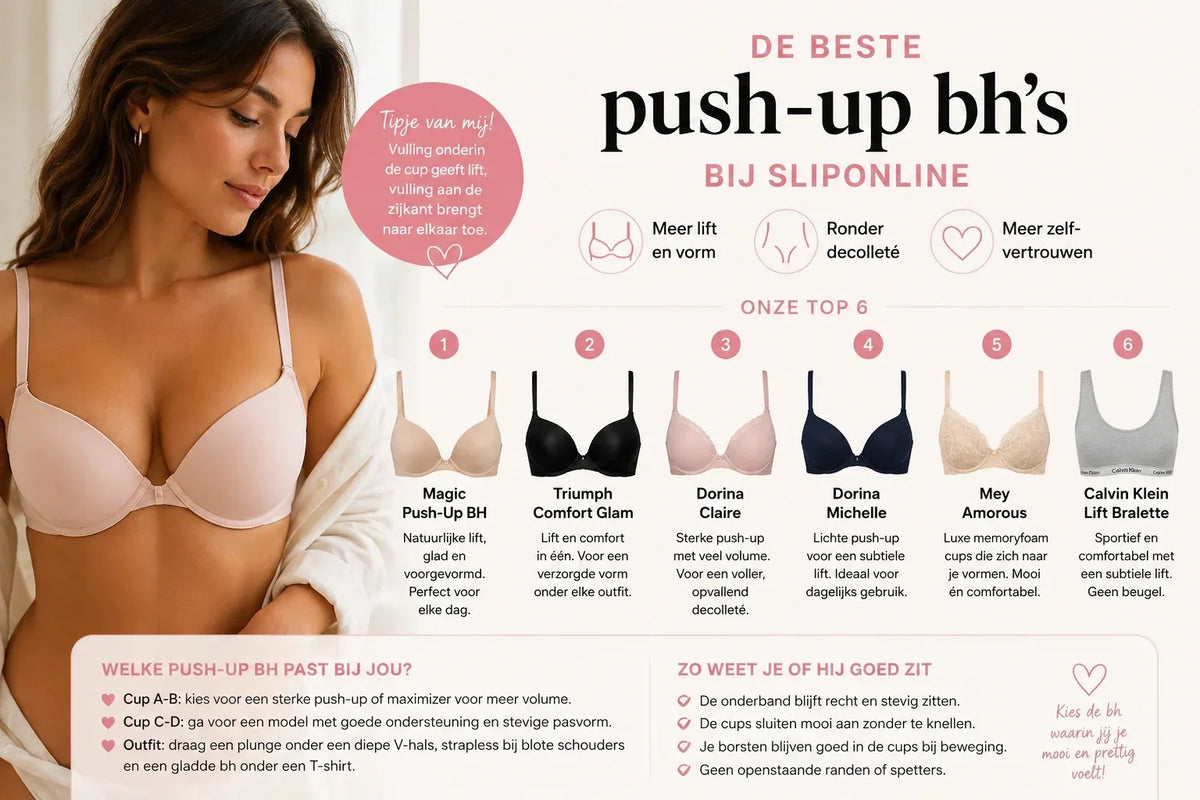 De beste push up Bh's, welke zijn dat?
