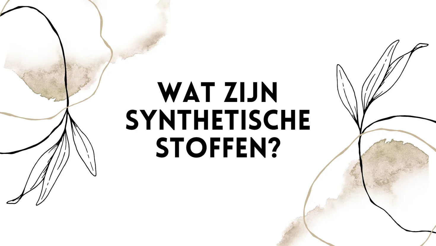 Wat zijn synthetische stoffen