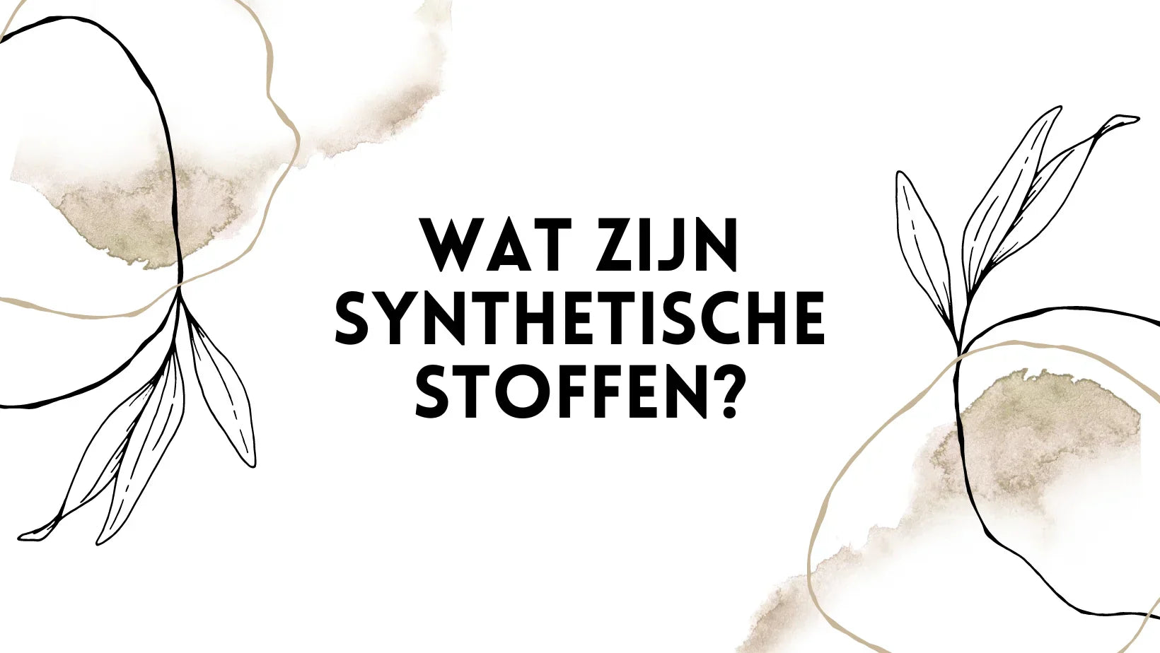 Wat zijn synthetische stoffen