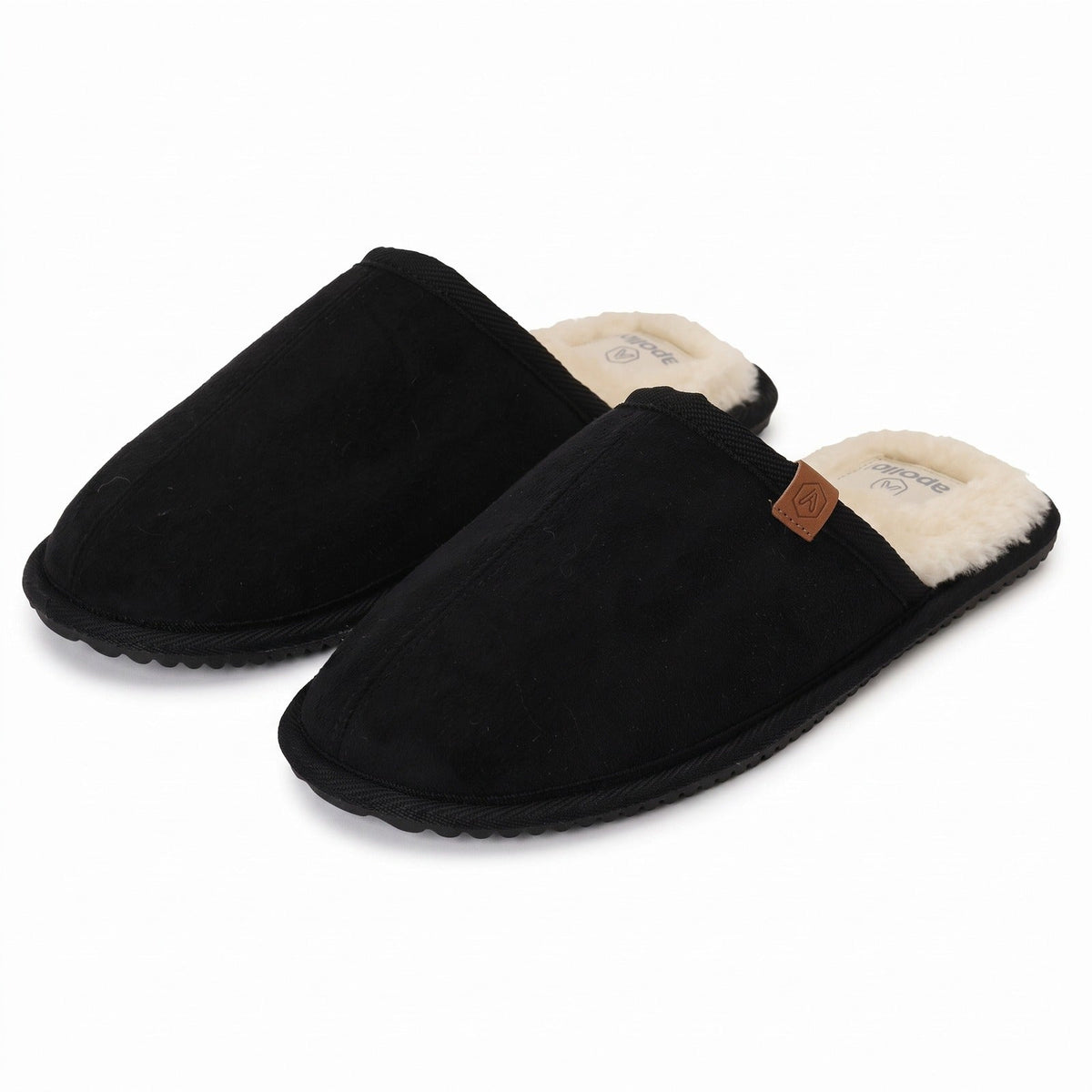 Apollo dames pantoffels met fake fur voering