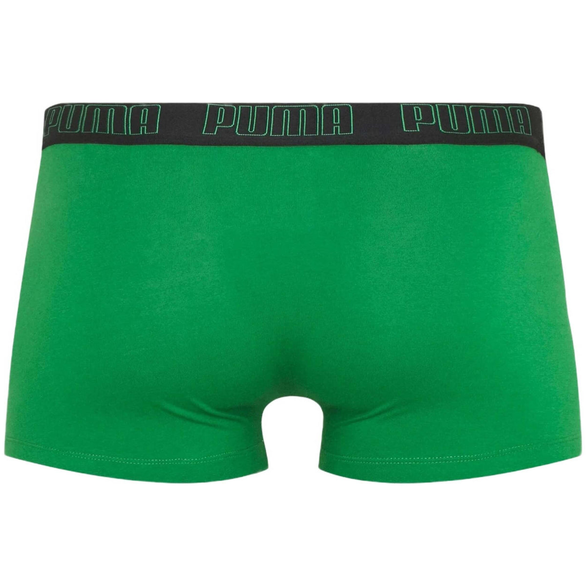 Alle | packshot | Packshot achterkant, groen – Puma heren boxershort 2-pak kort pijpje - Basic Trunk