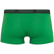 Alle | packshot | Packshot achterkant, groen – Puma heren boxershort 2-pak kort pijpje - Basic Trunk
