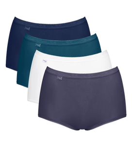Sloggi 4-pack dames Basic Maxi slips - Color