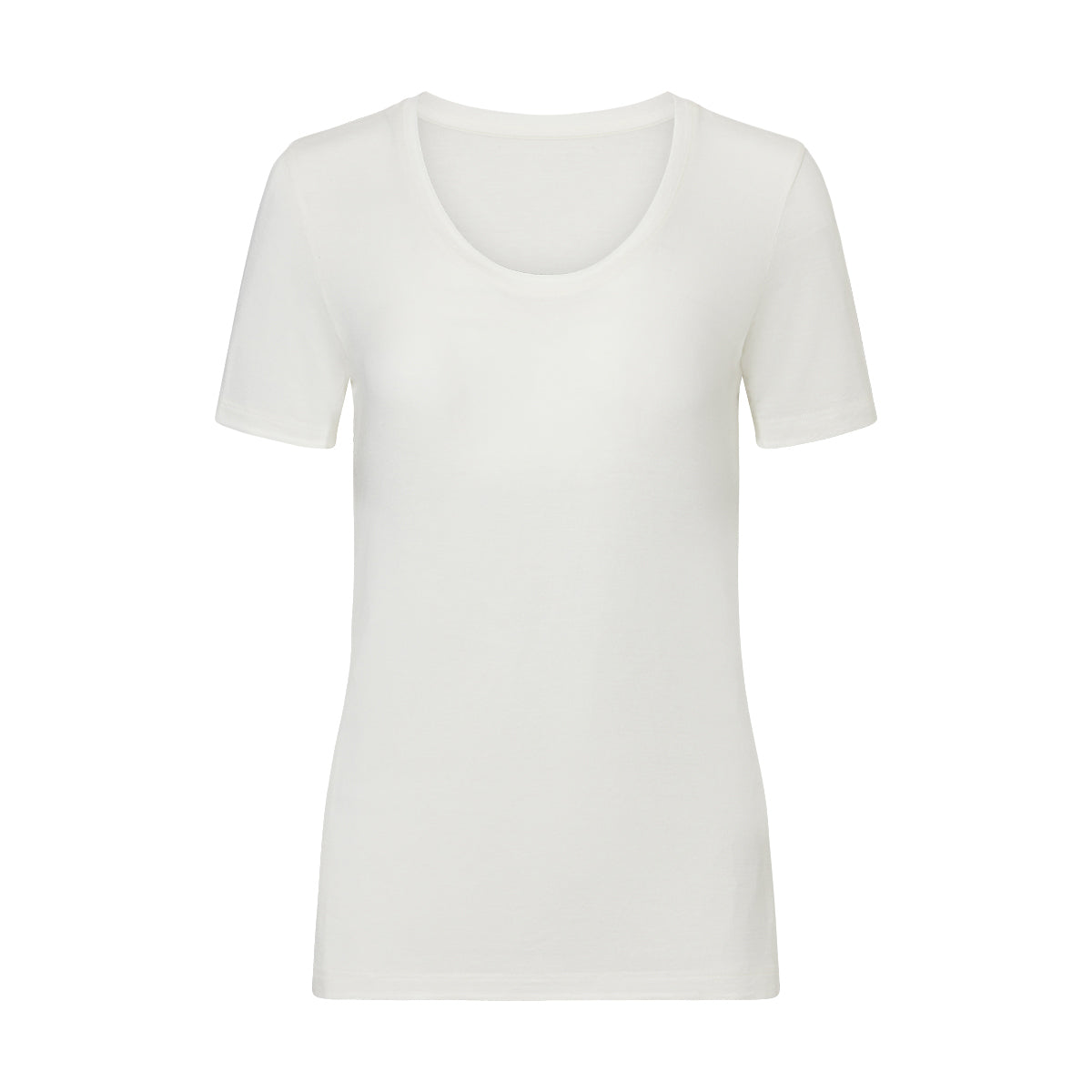 Wit | packshot | Packshot voorkant, wit – Ten Cate dames thermoshirt korte mouw - Stay Warm