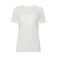 Wit | packshot | Packshot voorkant, wit – Ten Cate dames thermoshirt korte mouw - Stay Warm