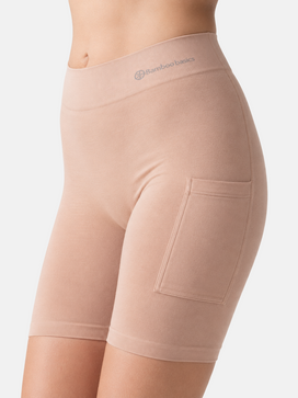 Bamboo Basics bamboe biker short met telefoonzakje - Ashley