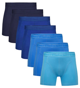 Bamboo Basics 7-pak heren boxers - Rico - Zwart/Blauw/Groen