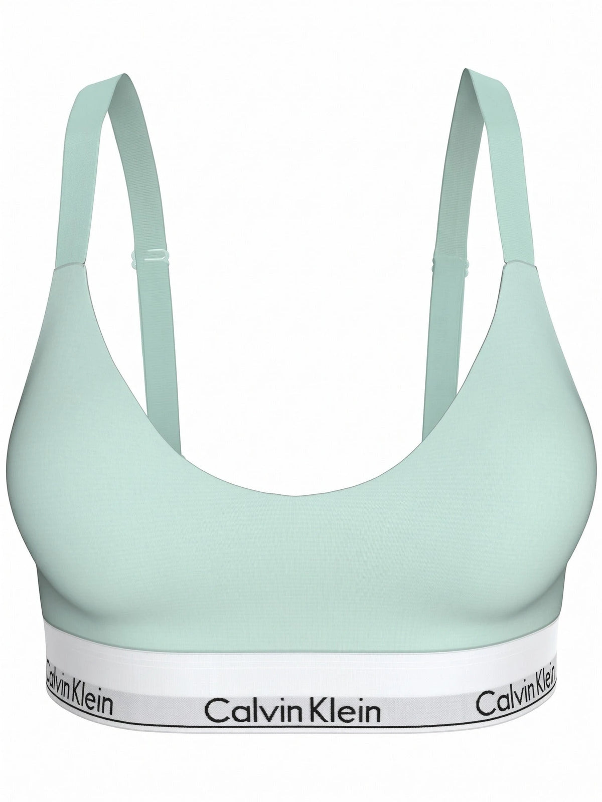 Mint | voor | Vooraanzicht, mint – Calvin Klein Bralette dames - Lift Icon Cotton Modal
