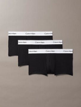 Calvin Klein 3-Pack Low Rise Trunks - Icon Cotton Stretch