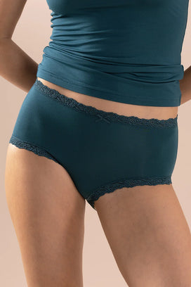 Nina von C 3-pack dames Taille slips - Kant