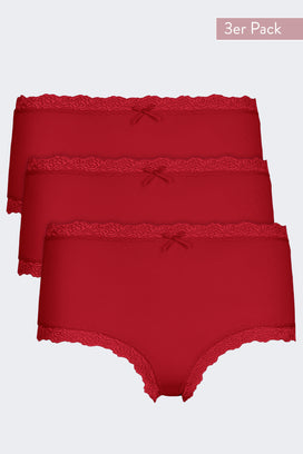 Nina von C 3-pack dames Tailleslip - Kant - Colours