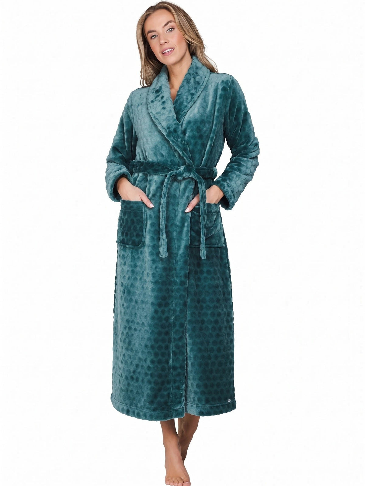 Pastunette Extra lange dames Fleece Badjas - 130CM