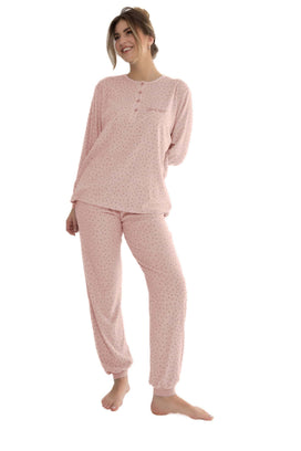 Cocodream stretch dames pyjama lange mouw - Goodnight
