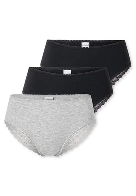 Schiesser 3-Pack brazilian dames slip 95/5 Organic