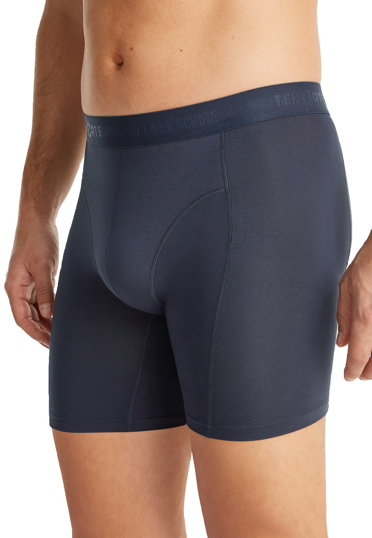 Ten Cate 2-Pack Bamboe boxershort heren Extra lange pijpjes
