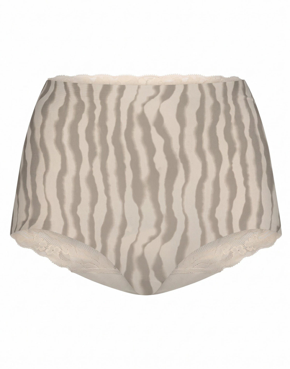 Creme | voor | Vooraanzicht, creme – Ten Cate dames secrets kanten taille slip - Invisible - Colours