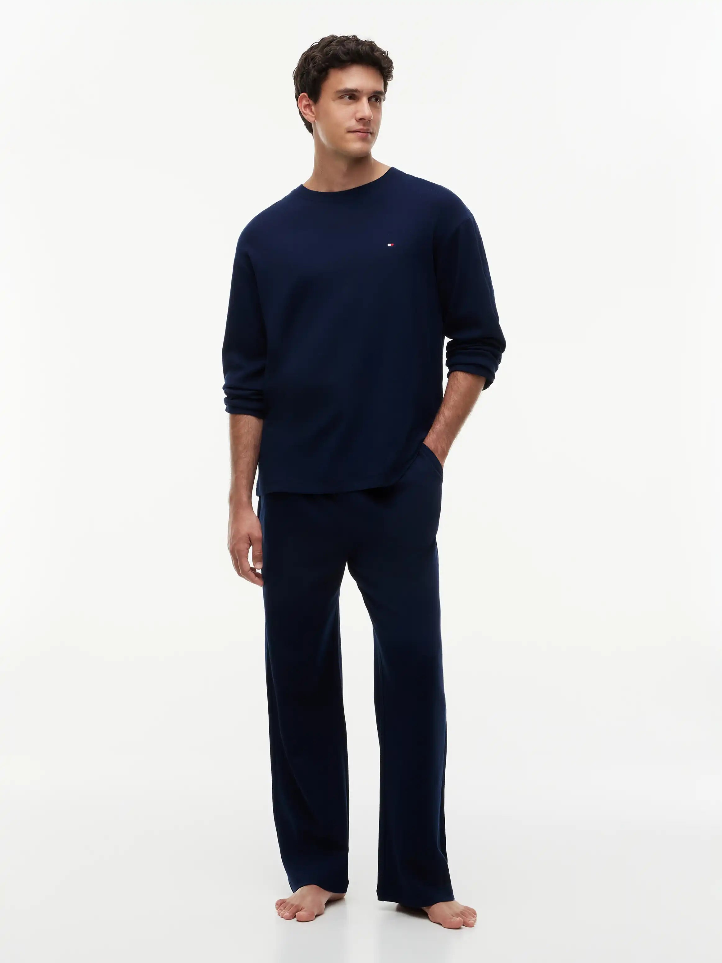 Tommy Hilfiger heren Pyjama - Waffle set