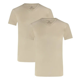 Bamboo Basics 2-pak heren T-shirts V-hals - Velo