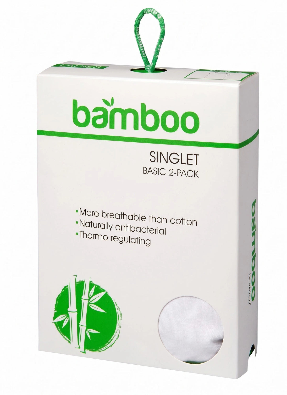 Apollo Apollo 2-pack dames hemden bamboe