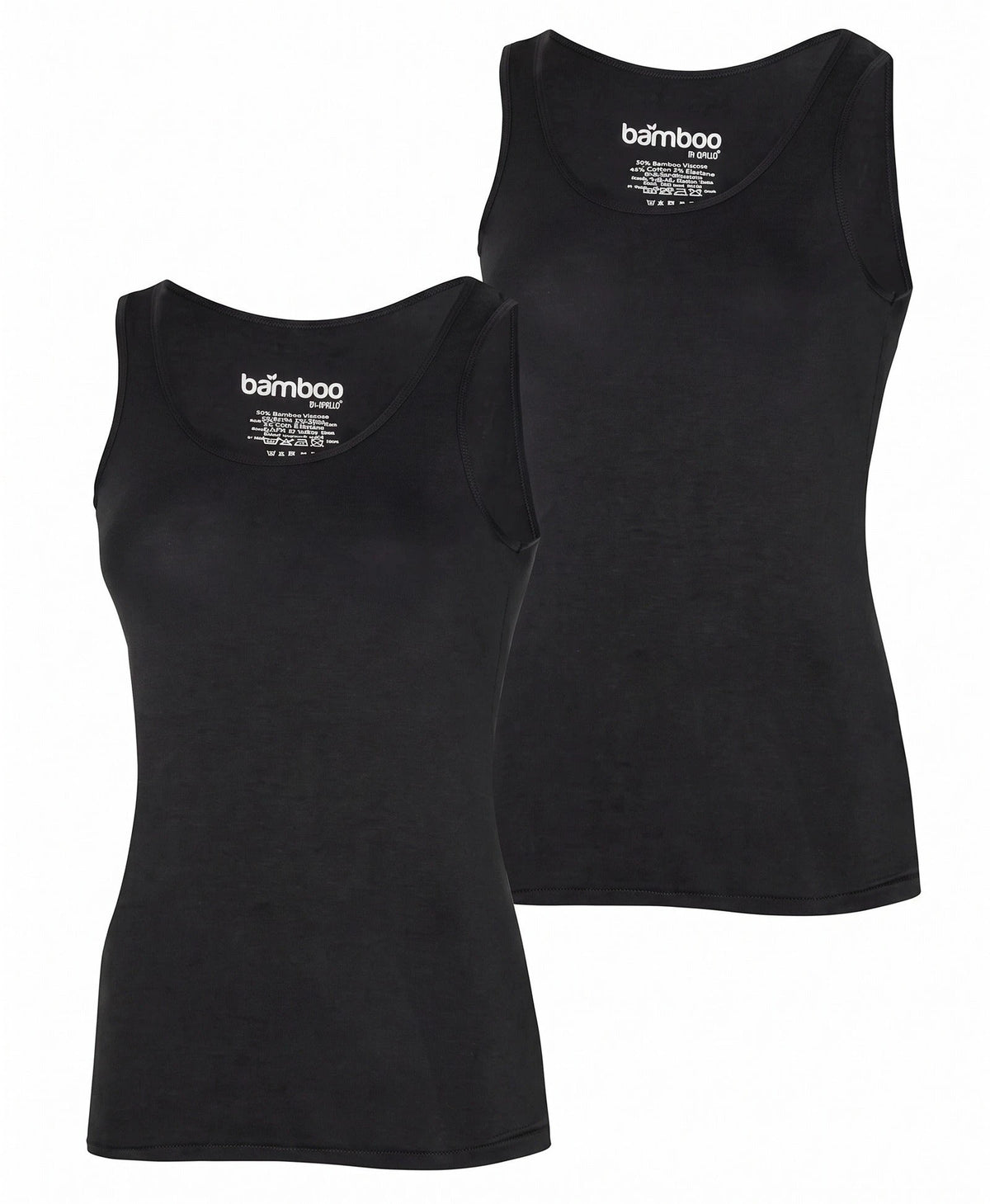 Apollo Apollo 2-pack dames hemden bamboe