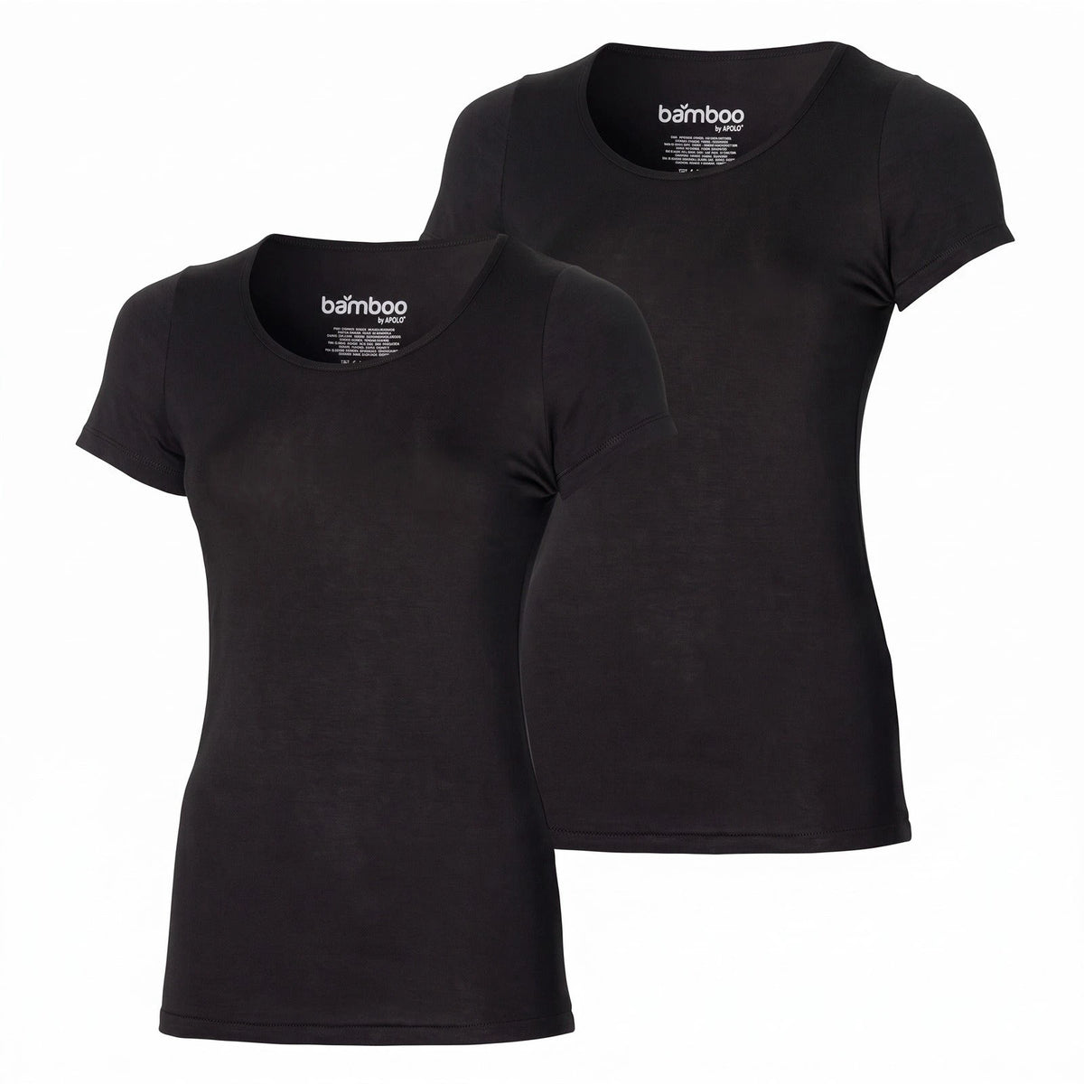 Apollo Apollo 2-pack dames T-shirts bamboe