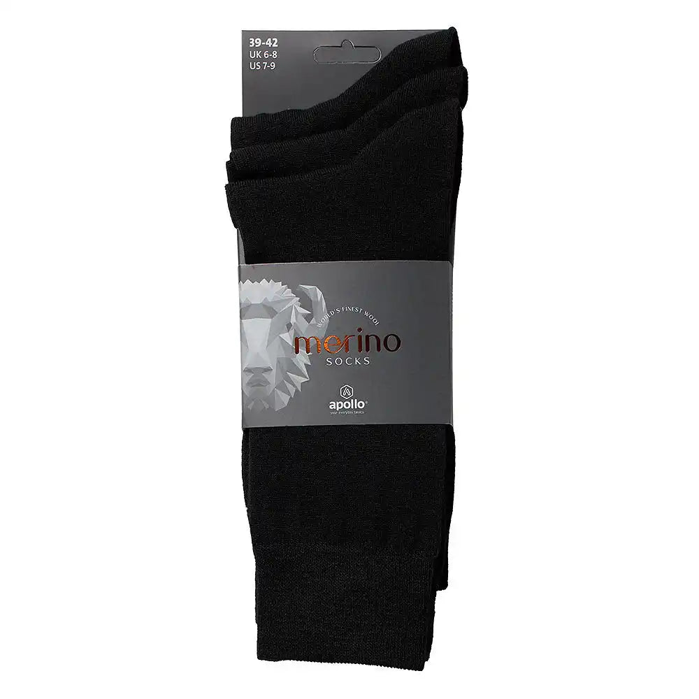 Apollo Apollo 3-paar Merino warme wollen sokken - unisex