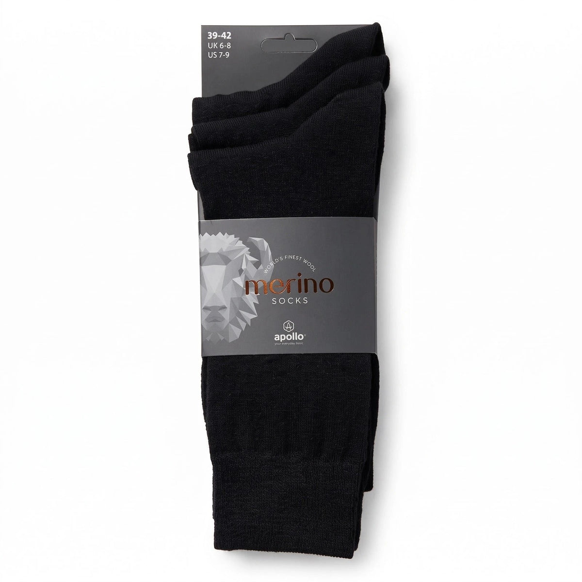 Apollo Apollo 3-paar Merino warme wollen sokken - unisex