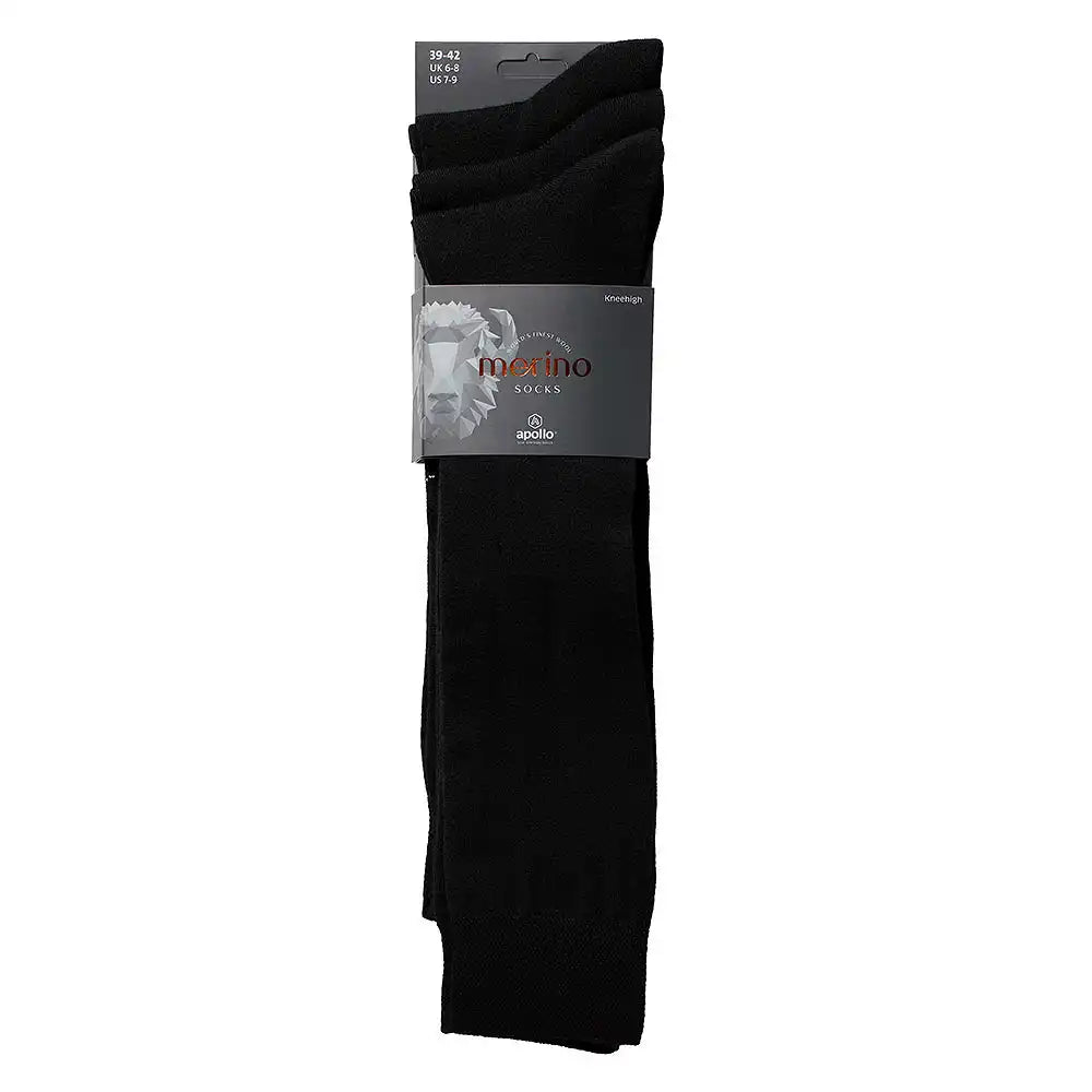 Apollo Apollo 3-paar merino wollen kniekousen