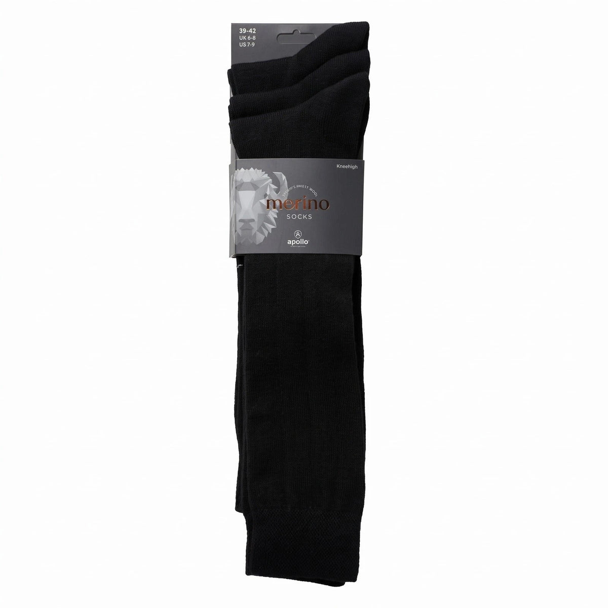 Apollo Apollo 3-paar merino wollen kniekousen