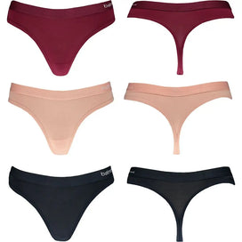 Apollo Apollo 3-pack dames string bamboe