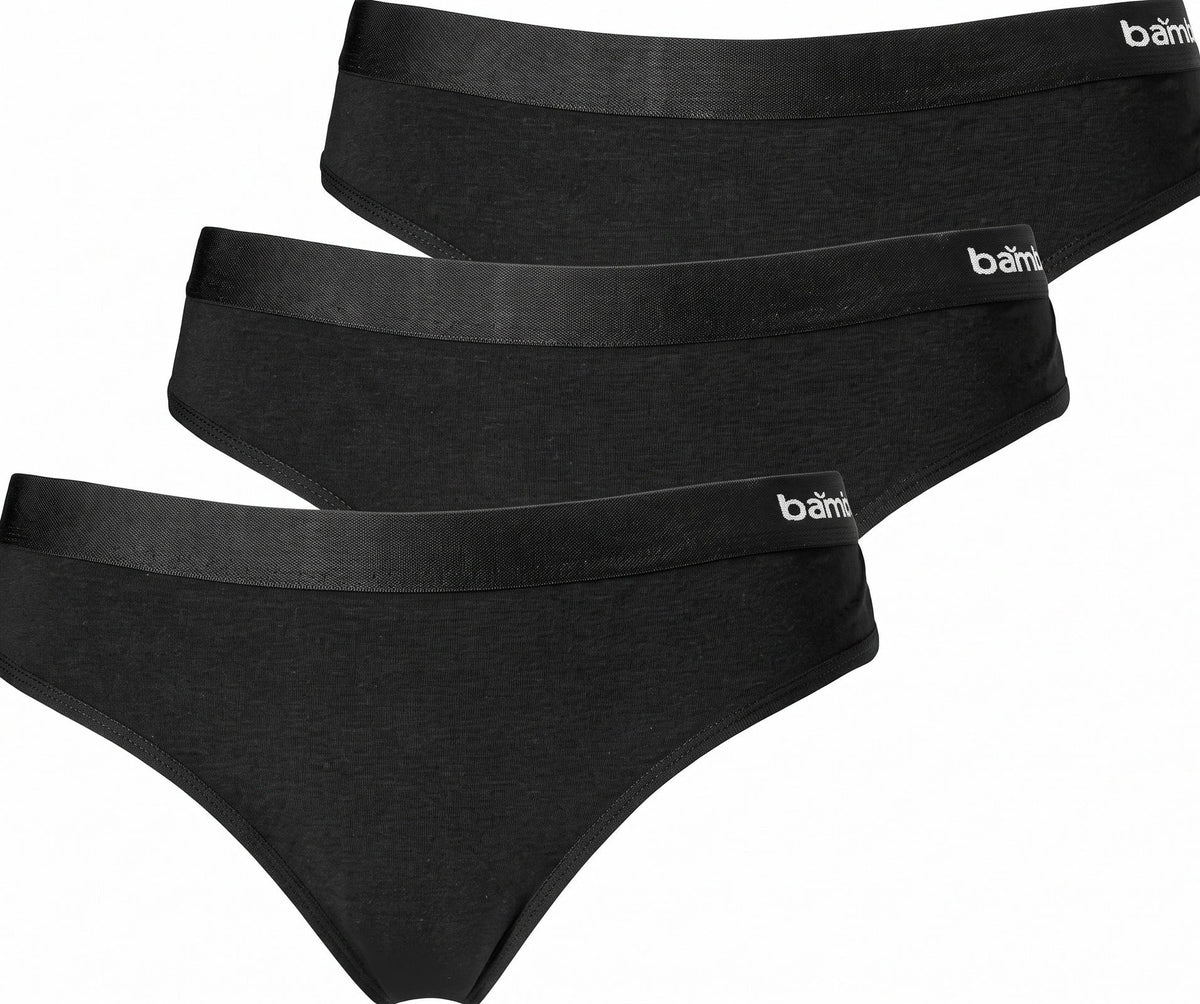 Apollo Apollo 3-pack dames string bamboe