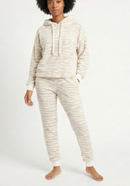 Apollo Apollo dames huispak Fleece - Loungeset - Zebra/Leopard
