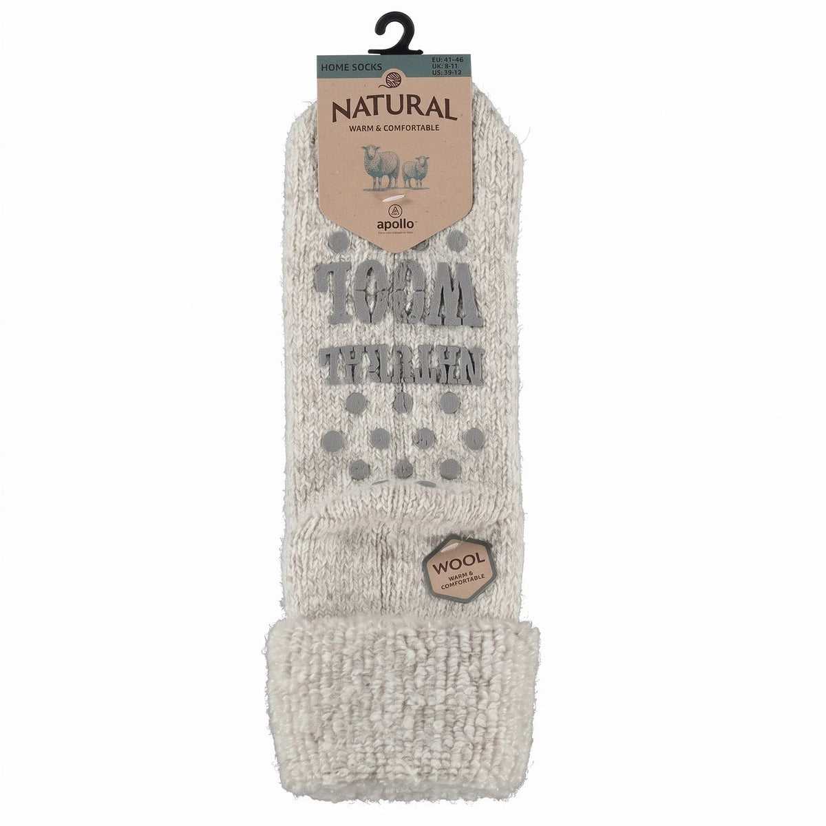 Apollo Apollo warme anti slip huissokken - Bedsokken dames en heren