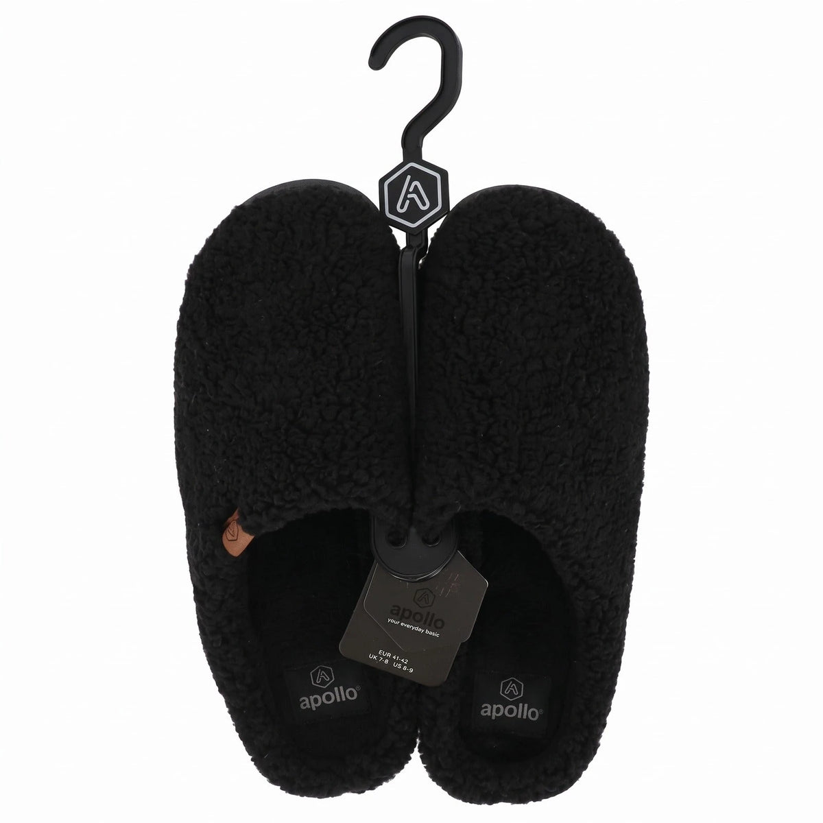Apollo Apollo warme teddy heren slippers - pantoffels