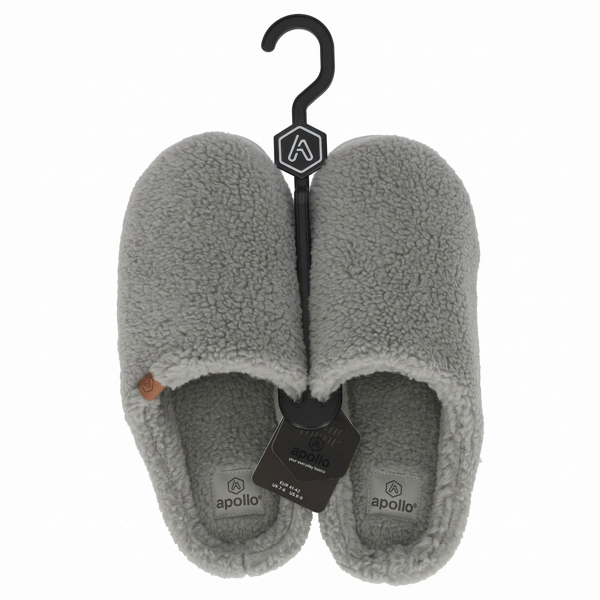 Apollo Apollo warme teddy heren slippers - pantoffels