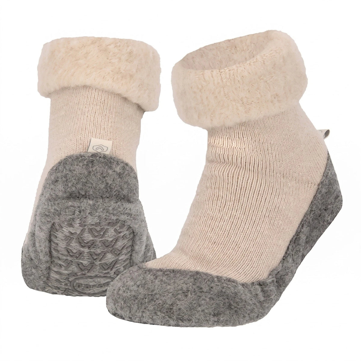 Apollo Apollo warme wollen slofsokken - Anti slip huissokken