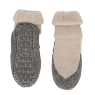 Apollo Apollo warme wollen slofsokken - Anti slip huissokken