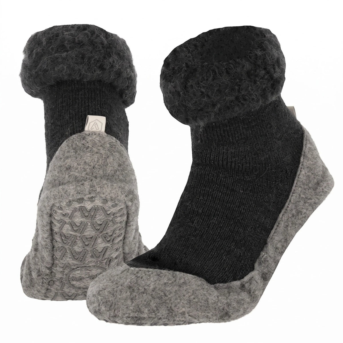 Apollo Apollo warme wollen slofsokken - Anti slip huissokken