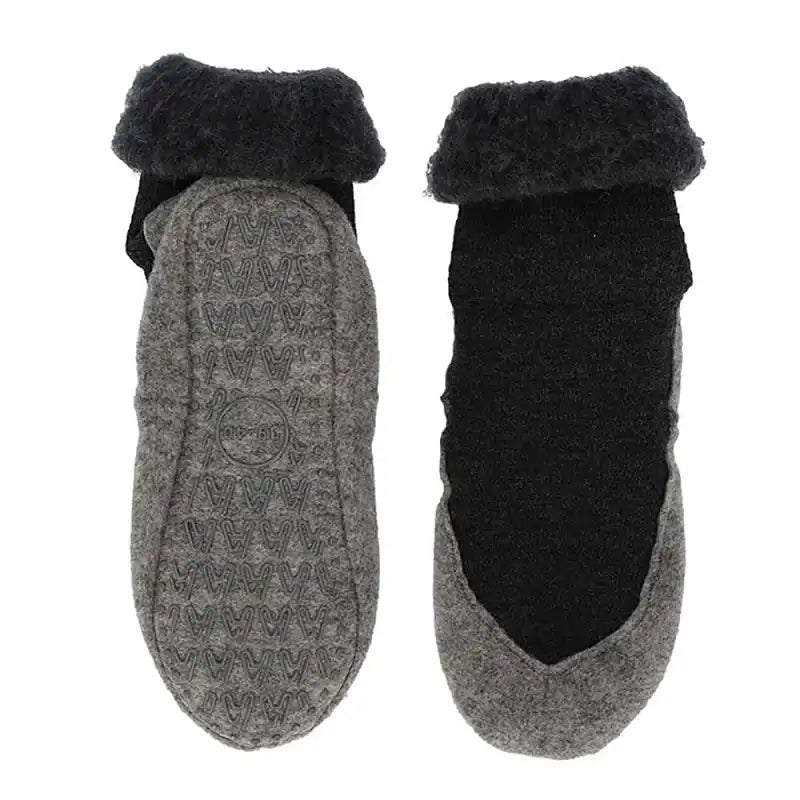 Apollo Apollo warme wollen slofsokken - Anti slip huissokken