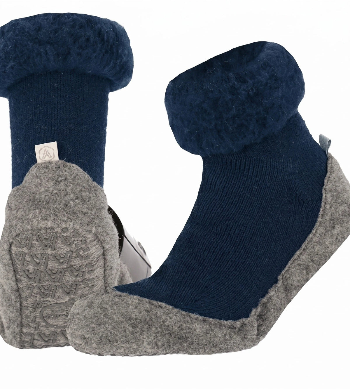 Apollo Apollo warme wollen slofsokken - Anti slip huissokken