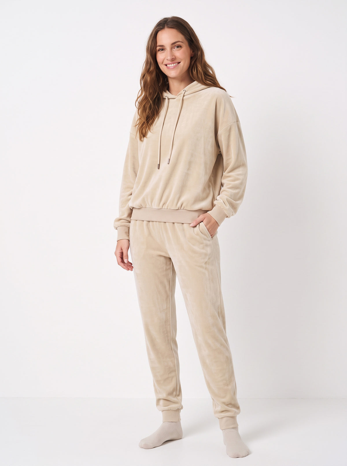 Apollo dames huispak Fleece - Loungeset