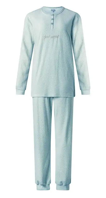 Arend Cocodream dames pyjama velours - lange mouwen - Good Night