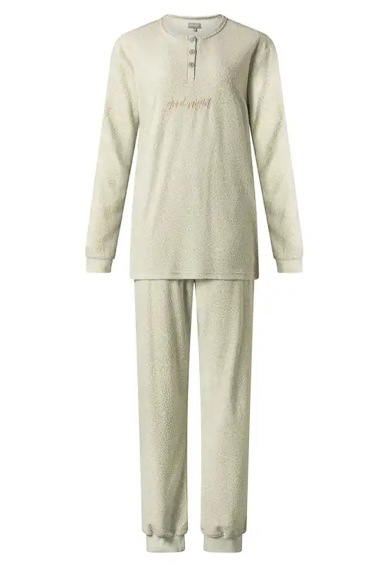Arend Cocodream dames pyjama velours - lange mouwen - Good Night