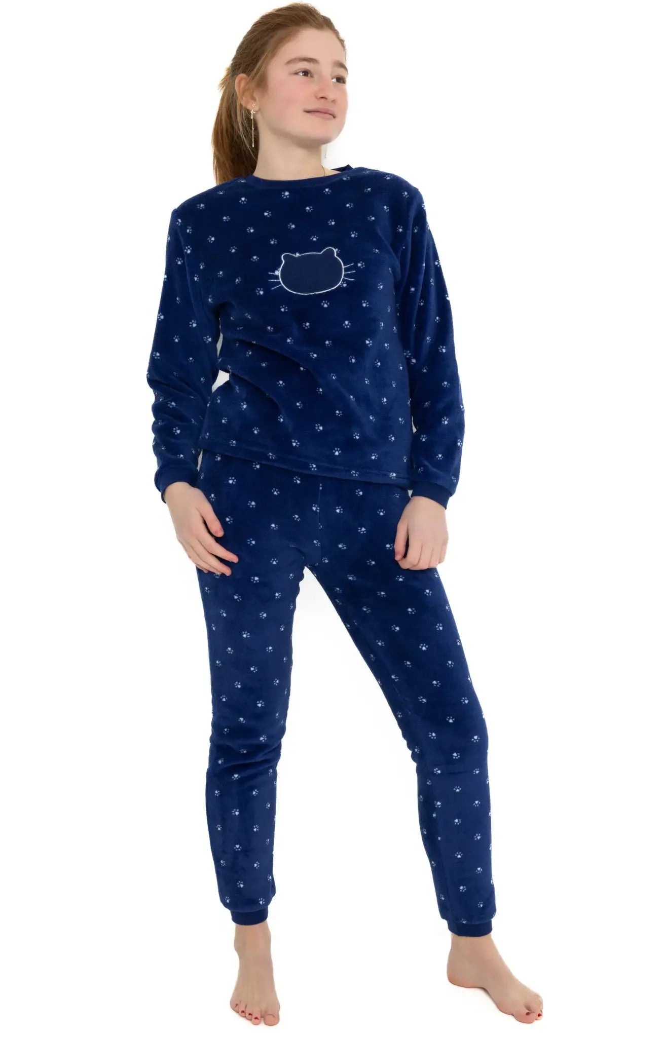 Arend Cocodream fleece pyjama kind meisjes - Cats
