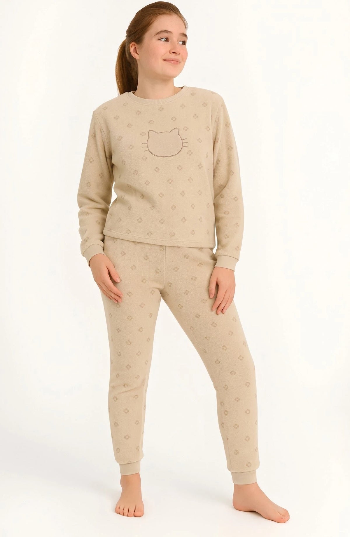 Arend Cocodream fleece pyjama kind meisjes - Cats