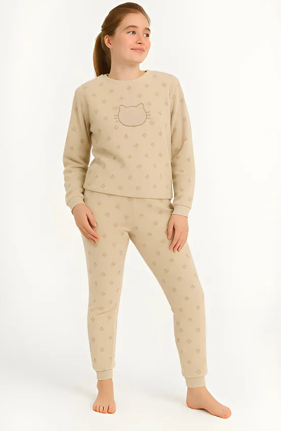 Arend Cocodream fleece pyjama kind meisjes - Cats