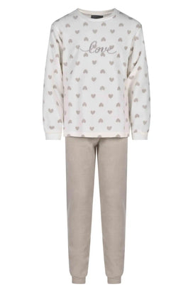Arend Cocodream fleece pyjama kind meisjes - Love