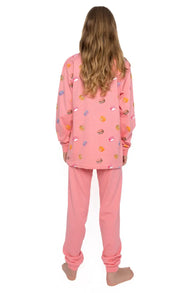Arend Cocodream katoenen pyjama meisjes - Macaron