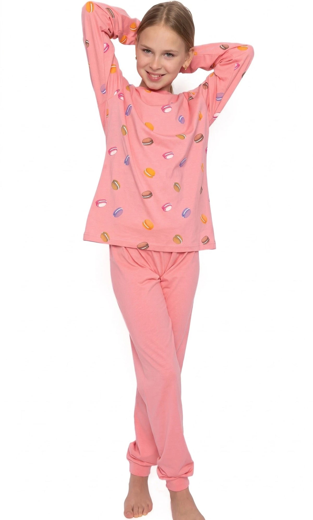 Arend Cocodream katoenen pyjama meisjes - Macaron