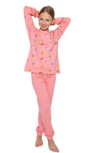 Arend Cocodream katoenen pyjama meisjes - Macaron